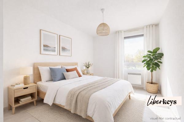 T3 lumineux 61 m² avec terrasse + 2 stationnements – Trigance Istres