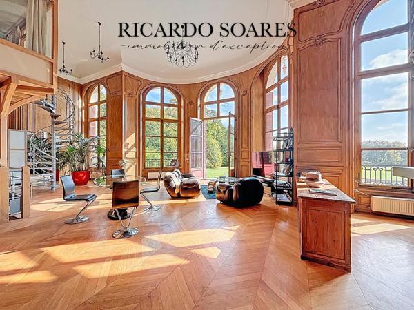 60700 PONT-SAINTE-MAXENCE - APPARTEMENT D'EXCEPTION AU CHÂTEAU DE VILLETTE / 206m² / 6 PIÈCES / 3 CHAMBRES