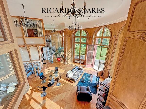 60700 PONT-SAINTE-MAXENCE - APPARTEMENT D'EXCEPTION AU CHÂTEAU DE VILLETTE / 206m² / 6 PIÈCES / 3 CHAMBRES