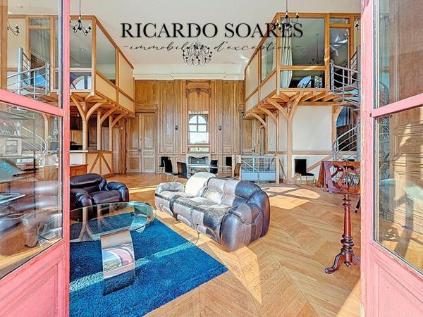 60700 PONT-SAINTE-MAXENCE - APPARTEMENT D'EXCEPTION AU CHÂTEAU DE VILLETTE / 206m² / 6 PIÈCES / 3 CHAMBRES