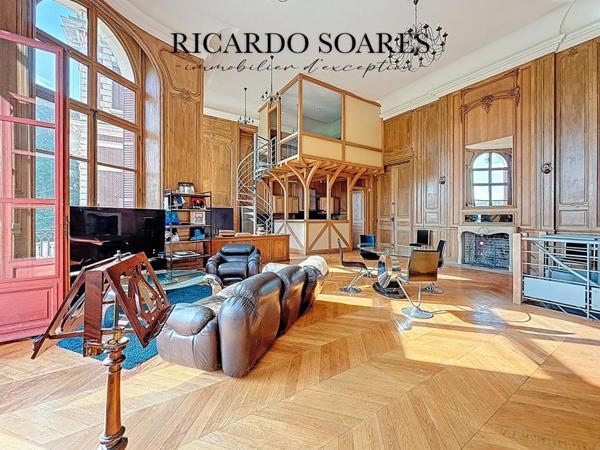 60700 PONT-SAINTE-MAXENCE - APPARTEMENT D'EXCEPTION AU CHÂTEAU DE VILLETTE / 206m² / 6 PIÈCES / 3 CHAMBRES