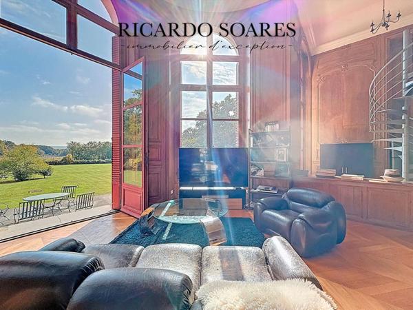 60700 PONT-SAINTE-MAXENCE - APPARTEMENT D'EXCEPTION AU CHÂTEAU DE VILLETTE / 206m² / 6 PIÈCES / 3 CHAMBRES