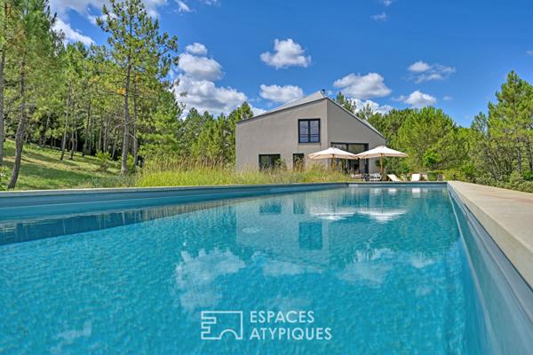 Architecture contemporaine et vue exceptionnelle