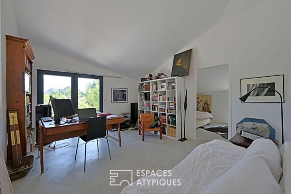 Architecture contemporaine et vue exceptionnelle