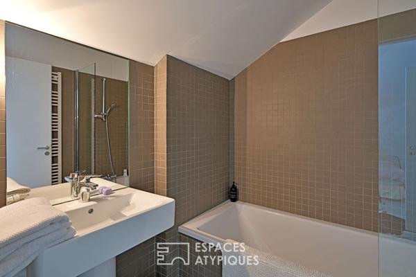 Architecture contemporaine et vue exceptionnelle