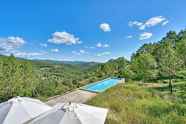 Architecture contemporaine et vue exceptionnelle