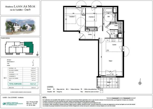Appartement - 3 Pièces