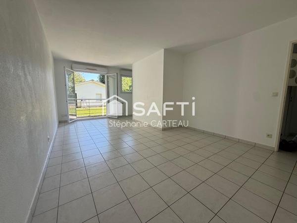 Appartement T2 de 49 m2 en rdc avec balcon - Idéal pour un premier achat ou un investissement locatif.