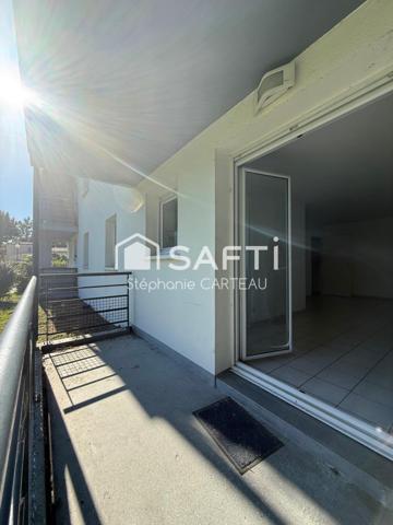 Appartement T2 de 49 m2 en rdc avec balcon - Idéal pour un premier achat ou un investissement locatif.