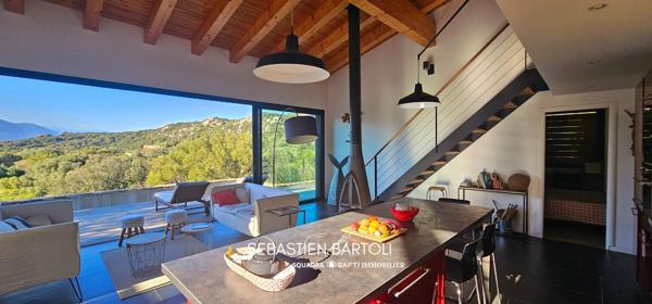 Maison T5 de charme 113m2 avec vue montagne et piscine