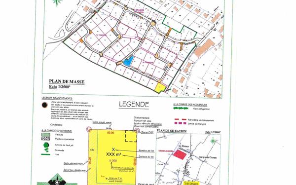 Terrain à vendre    Sarceaux