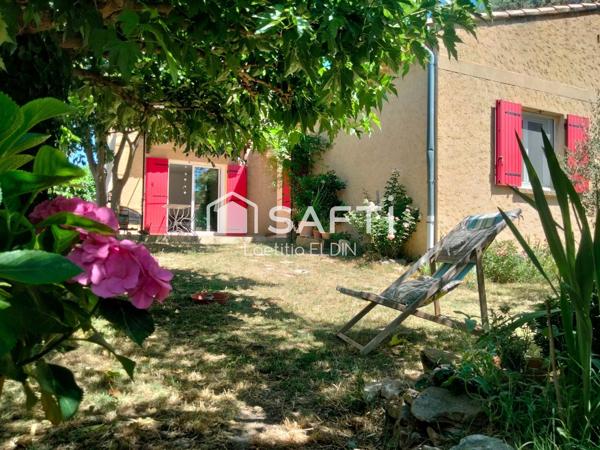 Maison plain-pied jardin bucolique calme Montfavet