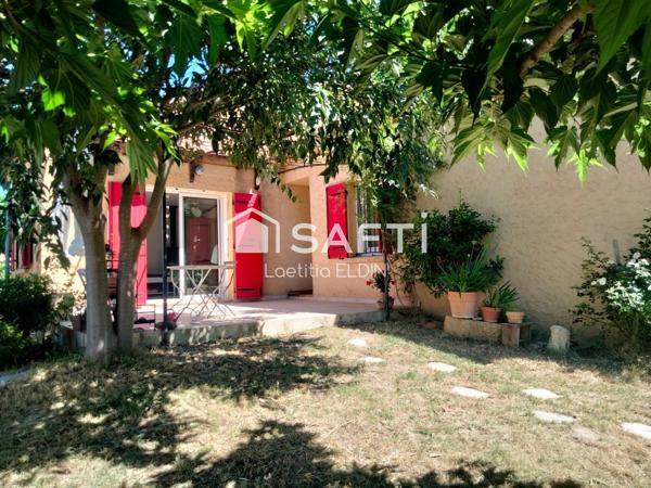 Maison plain-pied jardin bucolique calme Montfavet