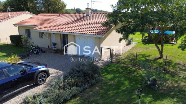 Coup de cœur, charmante maison de plein pied avec jardin.