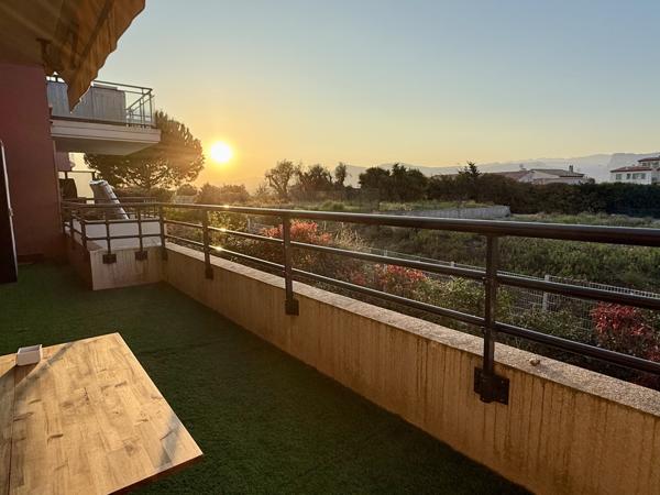 Nice (06200) STUDIO FABRON MEUBLE / 26m² + terrasse profonde 16m²