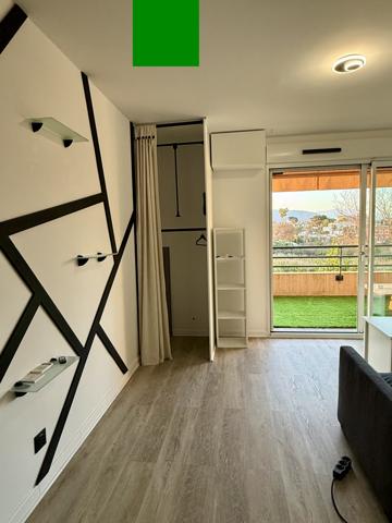 Nice (06200) STUDIO FABRON MEUBLE / 26m² + terrasse profonde 16m²