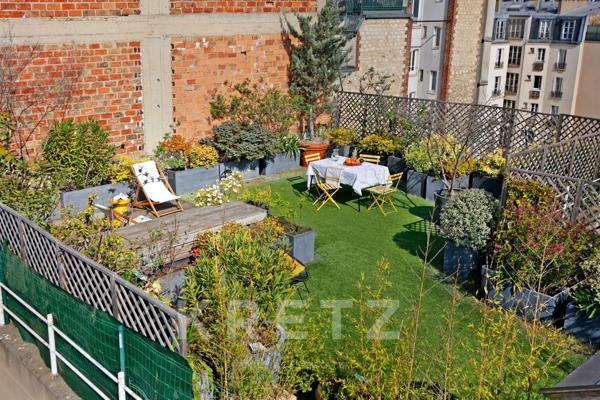 Paris XV – Dernier étage avec terrasse et rooftop végétalisés