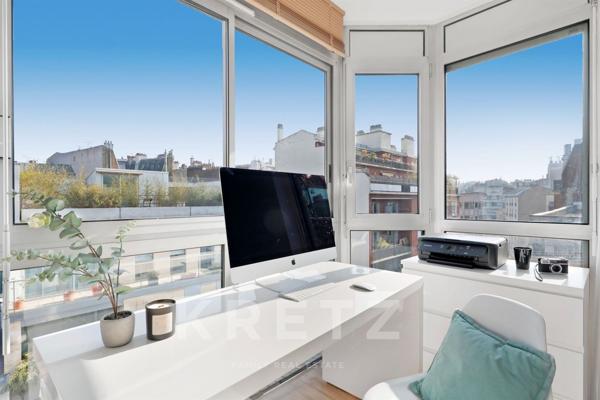 Paris XV – Dernier étage avec terrasse et rooftop végétalisés