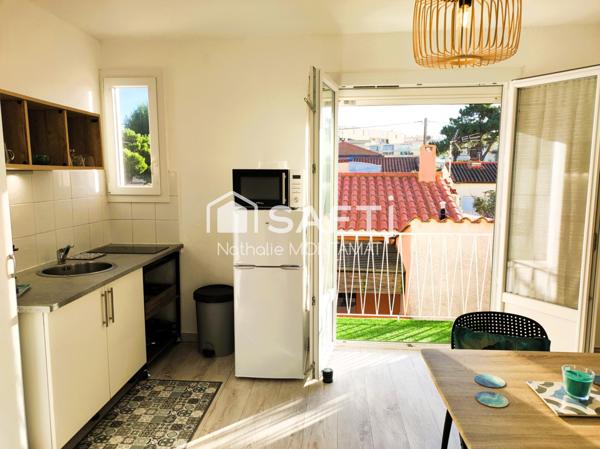 Superbe Studio de 24m² rénové, avec balcon, Clim