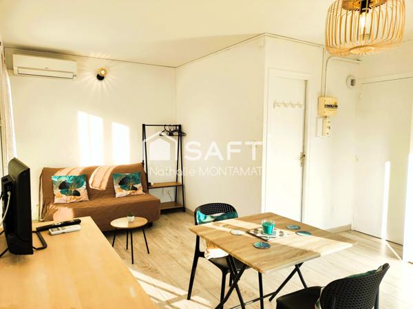 Superbe Studio de 24m² rénové, avec balcon, Clim