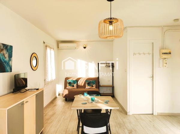 Superbe Studio de 24m² rénové, avec balcon, Clim