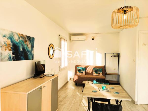 Superbe Studio de 24m² rénové, avec balcon, Clim