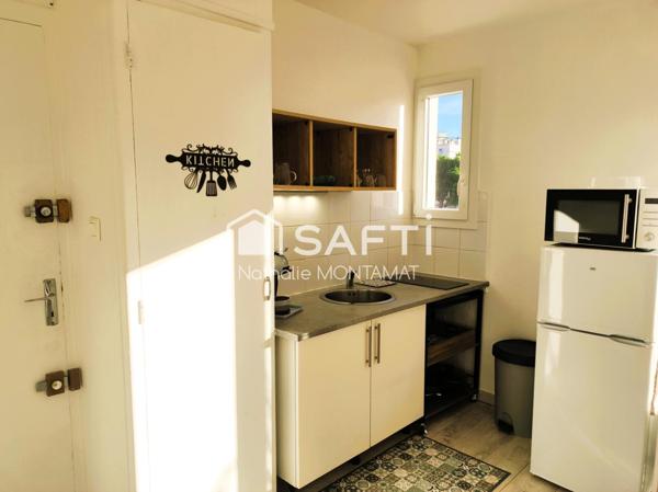 Superbe Studio de 24m² rénové, avec balcon, Clim