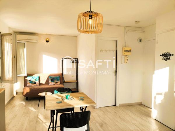 Superbe Studio de 24m² rénové, avec balcon, Clim