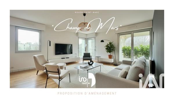 Appartement à vendre 4 pièces 87 m² Rouen