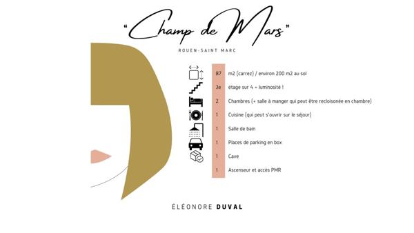 Appartement à vendre 4 pièces 87 m² Rouen