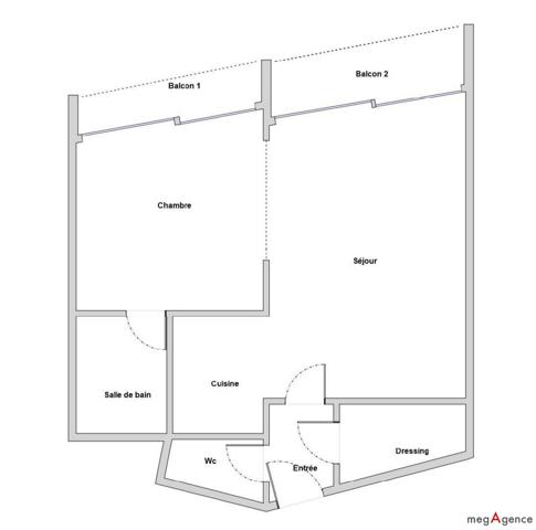 Appartement à VILLARD-DE-LANS, 38250 - 2 pièces 36m²