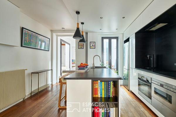 Appartement traversant avec double extérieur – Château Rouge