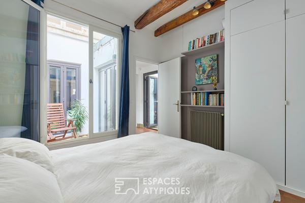 Appartement traversant avec double extérieur – Château Rouge