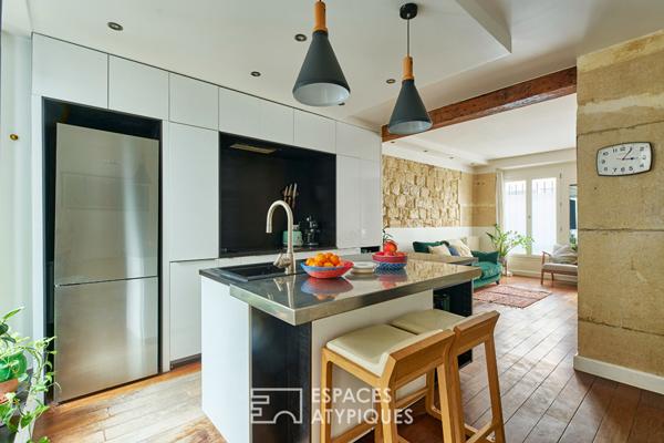 Appartement traversant avec double extérieur – Château Rouge