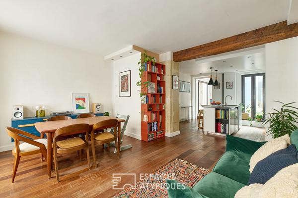 Appartement traversant avec double extérieur – Château Rouge