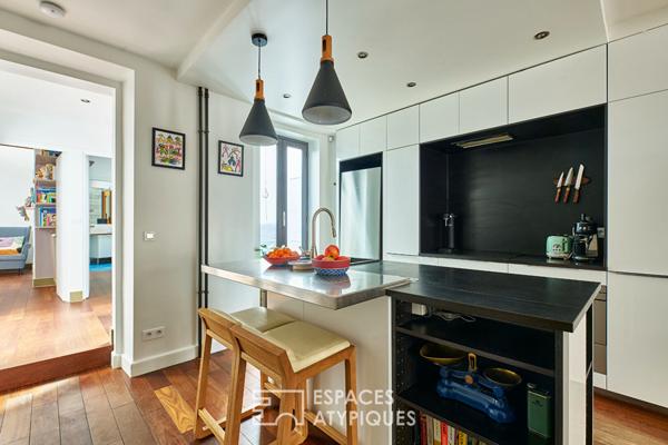 Appartement traversant avec double extérieur – Château Rouge