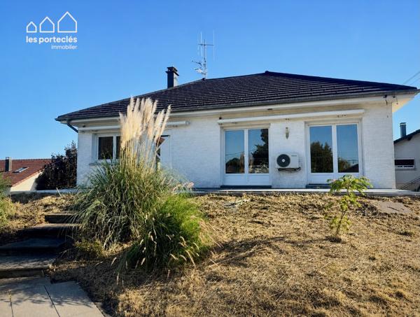Maison de plain-pied - sous-sol complet sur les hauteurs de Beaucourt
