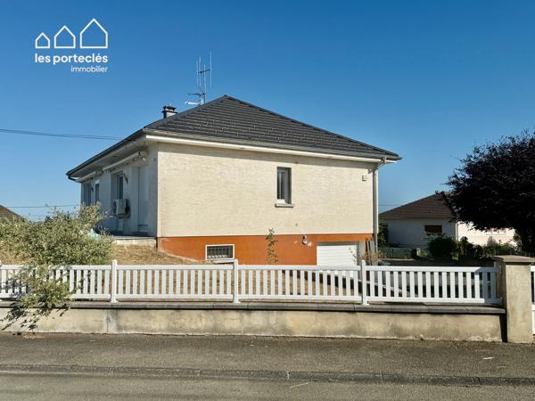 Maison de plain-pied - sous-sol complet sur les hauteurs de Beaucourt