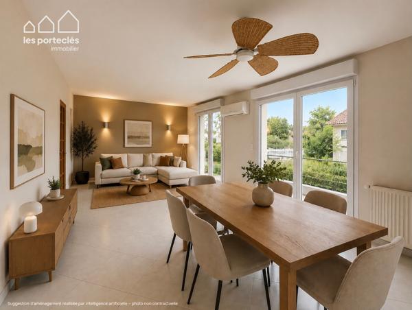 Maison de plain-pied - sous-sol complet sur les hauteurs de Beaucourt