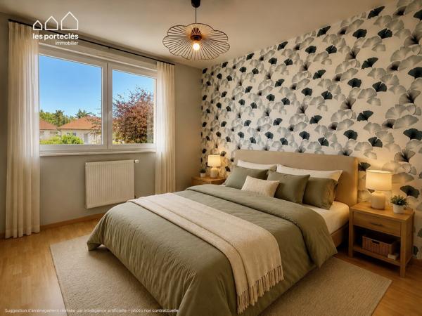 Maison de plain-pied - sous-sol complet sur les hauteurs de Beaucourt