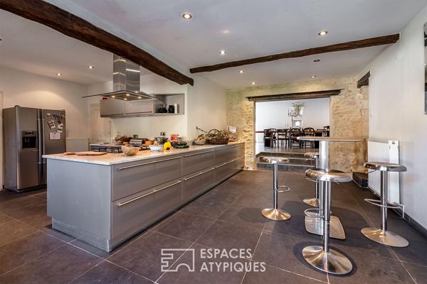 Ancien chai transformé en loft XXL à Bergerac