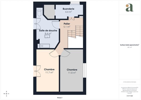 Maison aux volumes généreux 5 chambres et 1 bureau Beau jardin arboré sans vis-à-vis Garage Zola