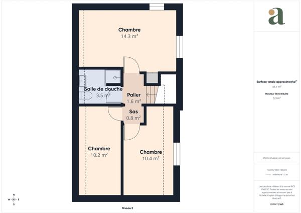 Maison aux volumes généreux 5 chambres et 1 bureau Beau jardin arboré sans vis-à-vis Garage Zola