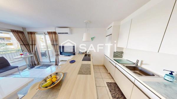 Appartement 62m2 aperçu mer