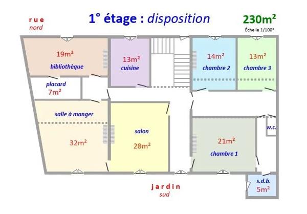 Demeure de caractère au Dorat – Une maison avec un joli jardin et un garage