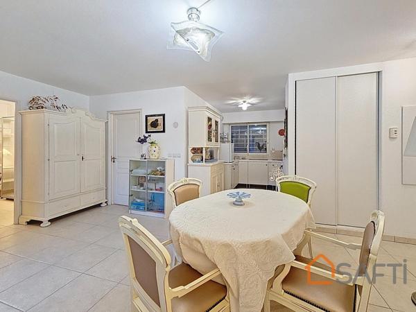 Beausoleil frontière Monaco - 3P traversant 50m2, Double box fermé