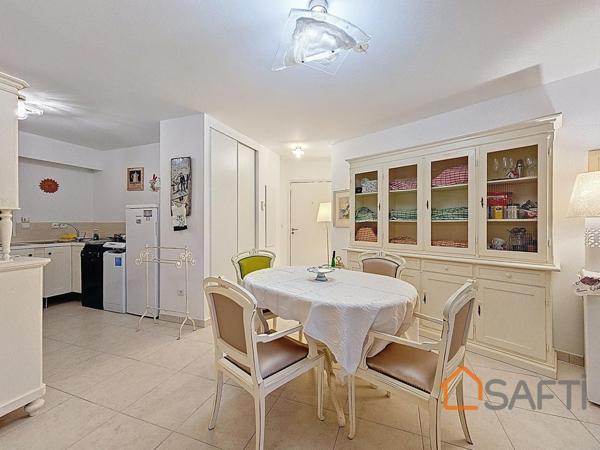 Beausoleil frontière Monaco - 3P traversant 50m2, Double box fermé