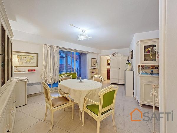 Beausoleil frontière Monaco - 3P traversant 50m2, Double box fermé