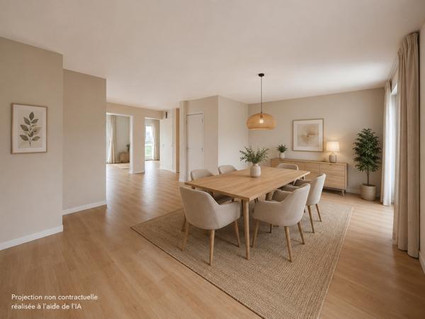 146 m² à Chamalières - Garage, 2 parkings et balcon filant