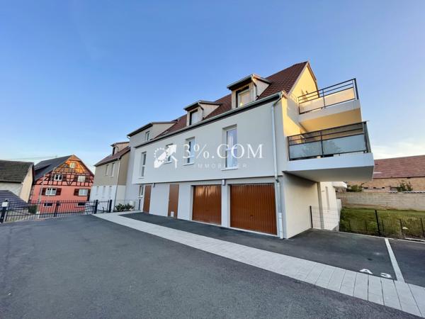 3%.COM - EXCLUSIVITÉ à QUATZENHEIM, F3 - 68m²,garage,parking  Quatzenheim (67117)